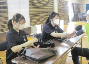阿品台ウォーキング＆宝探し　ボランティア参加　日本赤十字広島看護大学