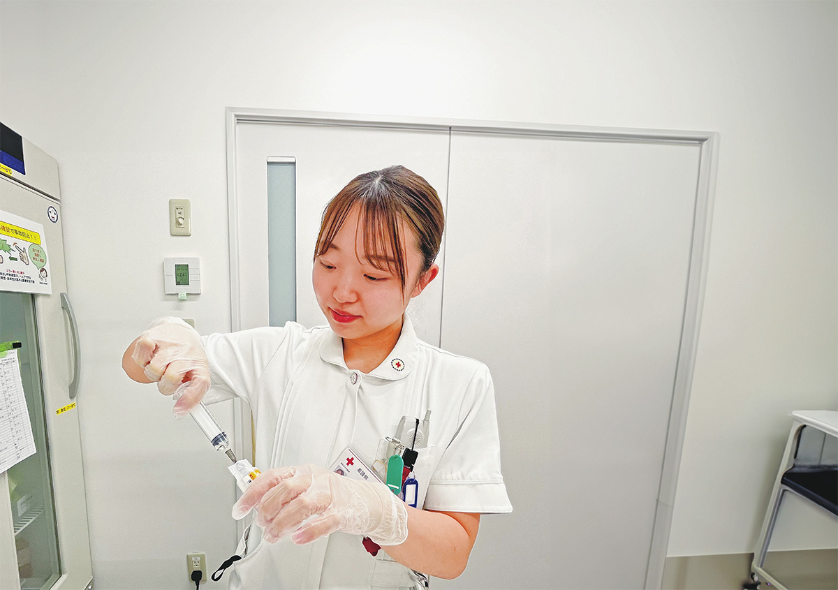看護師卒業生の画像