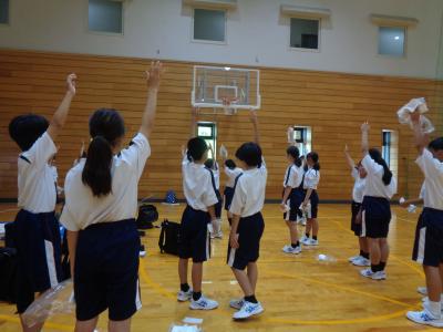 防災学習の様子